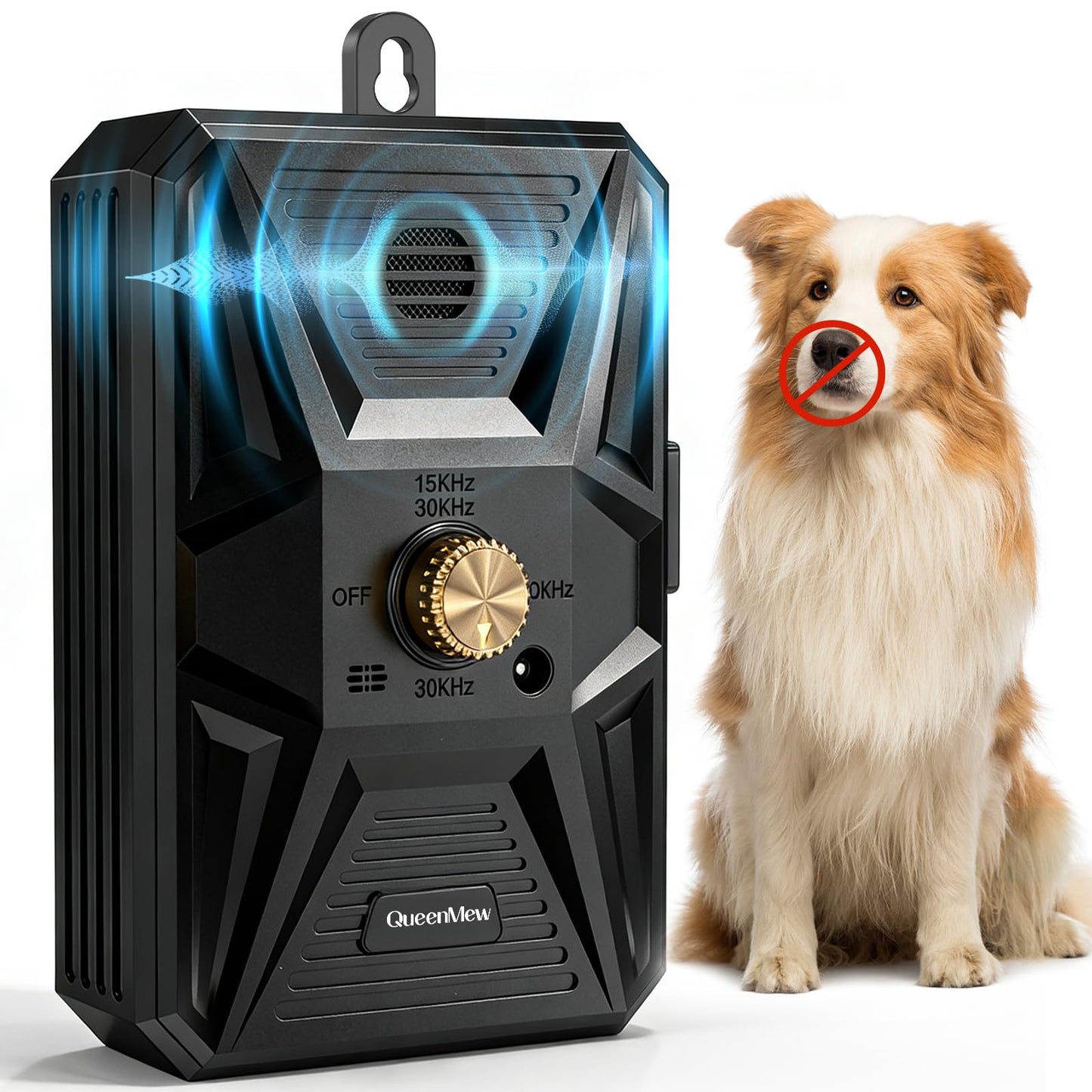 Rechargeable Ultrasonic Dog Bark Deterrent 3 Modes