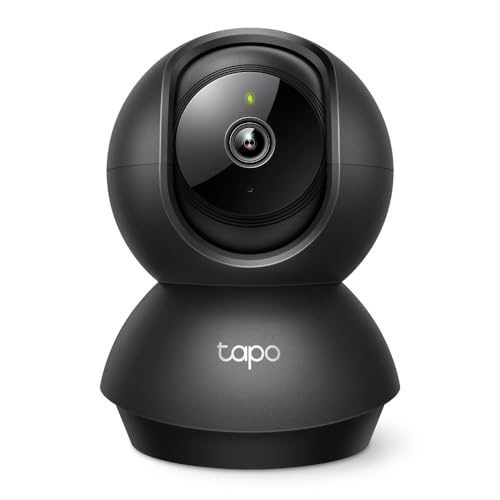 Tapo TP-Link Pan Tilt Security Camera for Baby Monitor, Dog Camera w/Motion Detection, 2-Way Audio Siren, Night Vision, Cloud &SD Card Storage