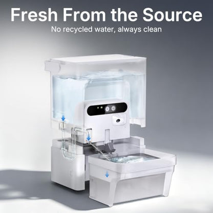 PETKIT Eversweet Ultra Cat Water Fountain with AI Camera, Filterless