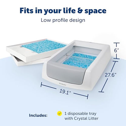 Crystal Self-Cleaning Automatic Cat Litter Box