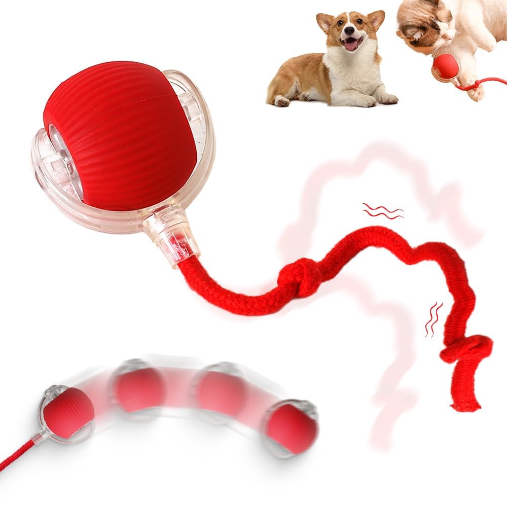 Smart 360° Automatic Rolling Interactive Dog Ball Toy