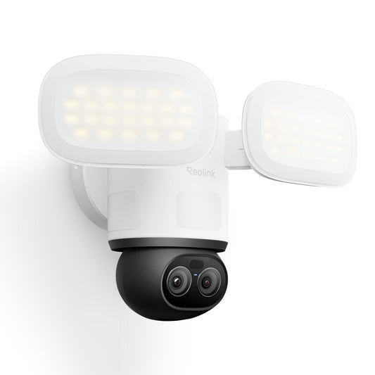 REOLINK TrackFlex Floodlight WiFi, 4K 360° PTZ Dual-Lens Floodlight Camera