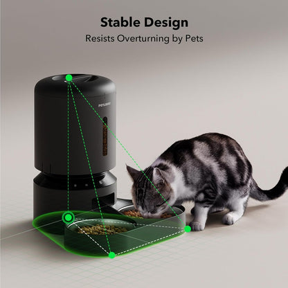 PETLIBRO 5L Automatic Cat Feeder with Dual Stainless Steel Bowls