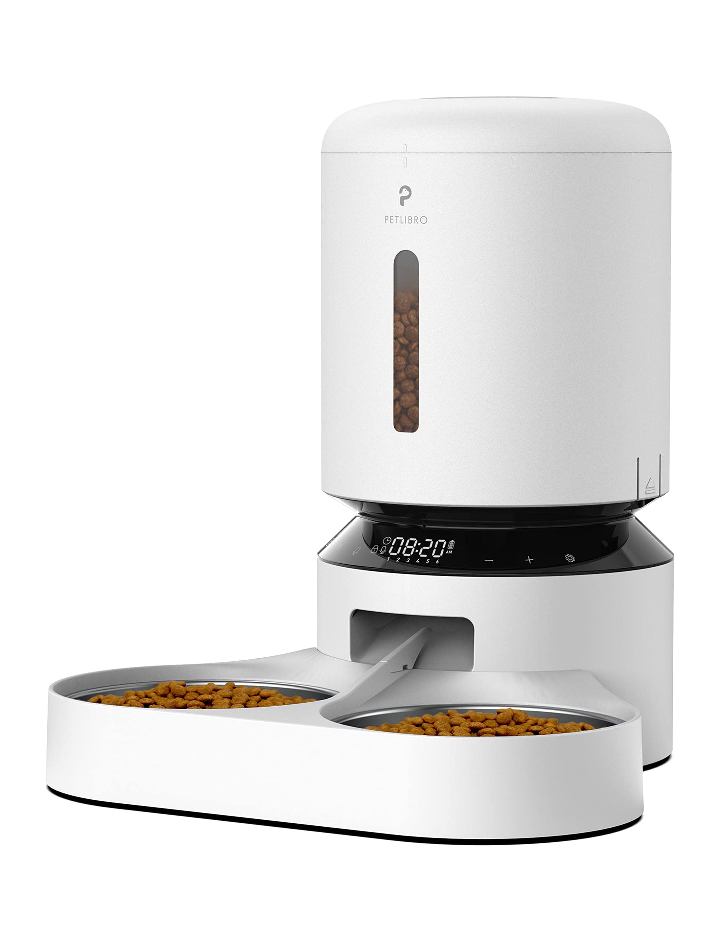 PETLIBRO 5L Automatic Cat Feeder with Dual Stainless Steel Bowls
