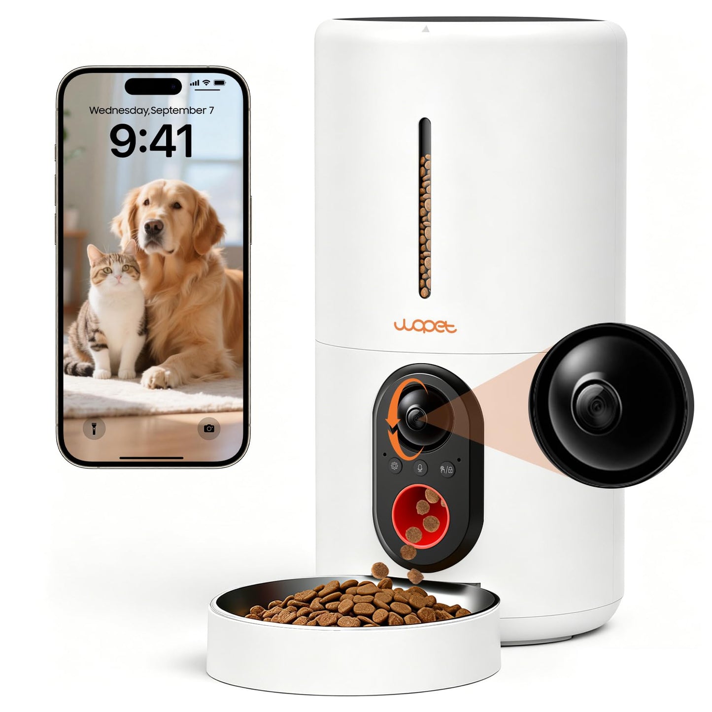WOPET Automatic Cat and Dog Feeder