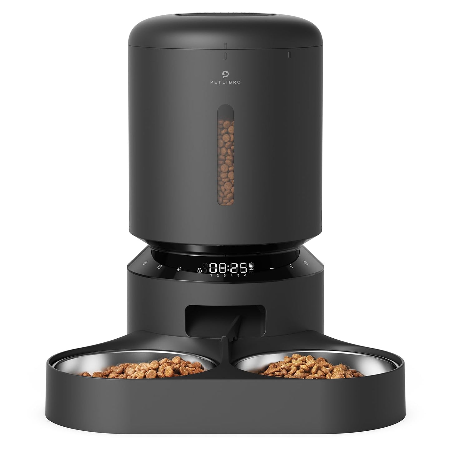 PETLIBRO 5L Automatic Cat Feeder with Dual Stainless Steel Bowls