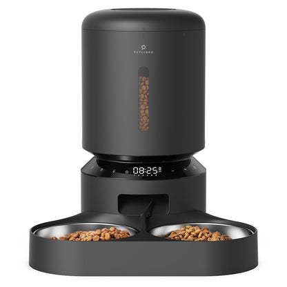 PETLIBRO 5L Automatic Cat Feeder with Dual Stainless Steel Bowls