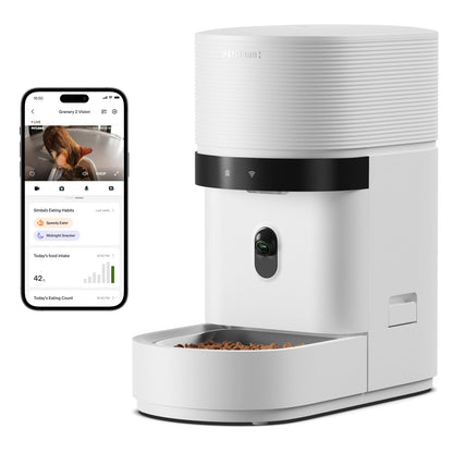 PETLIBRO Automatic Camera Cat Feeder Granary 2 Vision with Desiccant Bag