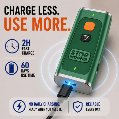 Rechargeable Ultrasonic Dog Bark Deterrent & Trainer