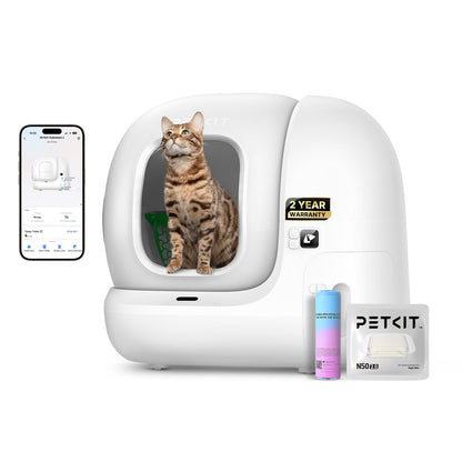 Automatic Odor-Control Self-Cleaning Cat Litter Box