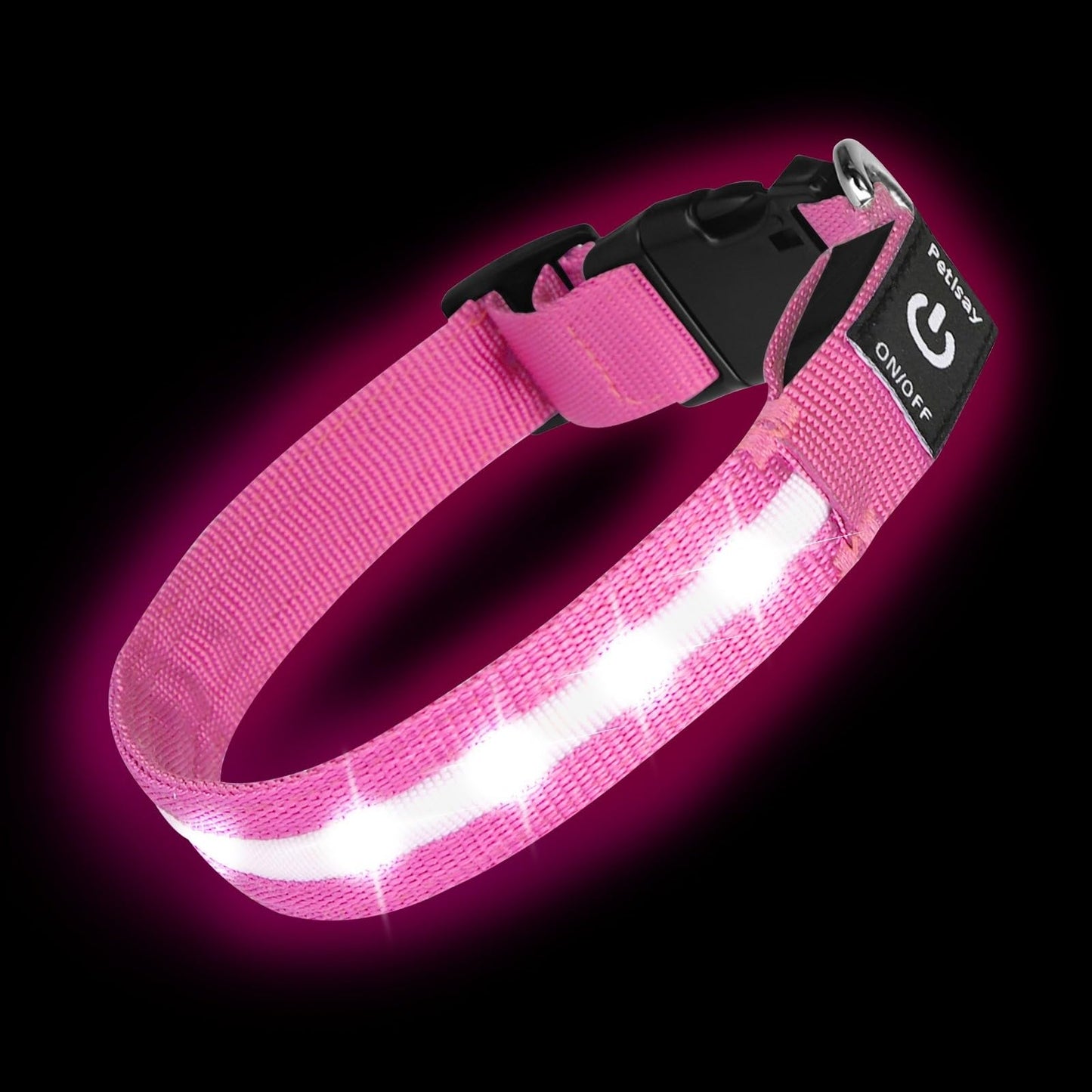 Waterproof USB-C Rechargeable LED Dog Safety Collar