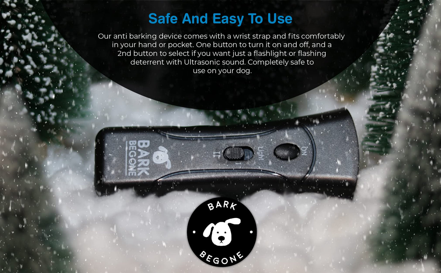 Ultrasonic Dog Bark Deterrent & Behavior Corrector