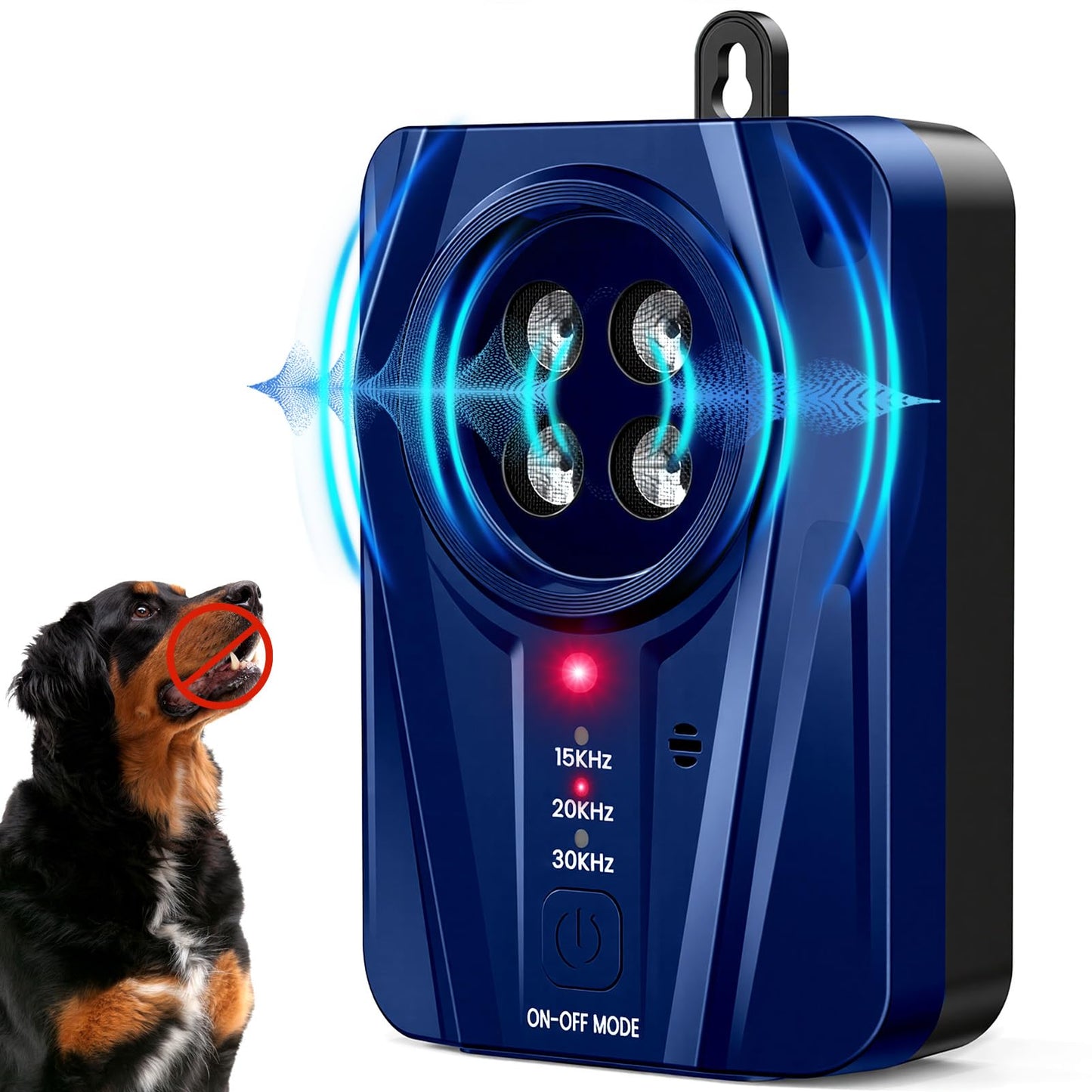 Rechargeable Ultrasonic Dog Bark Deterrent 3 Modes