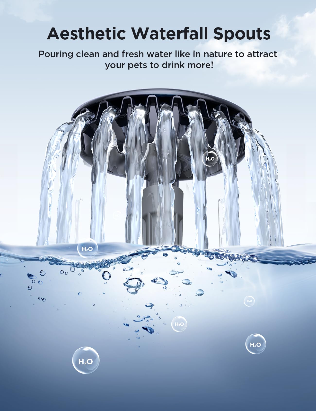 7L Large Dog Water Fountain with High-Capacity Design