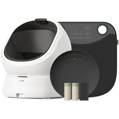 AI Smart Self-Cleaning Cat Litter Box with Odor Control