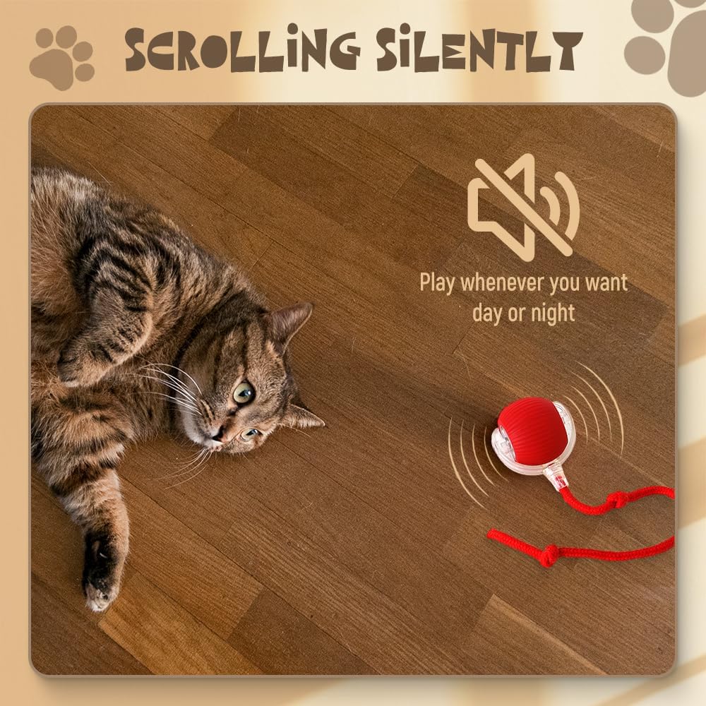 Smart 360° Automatic Rolling Interactive Dog Ball Toy