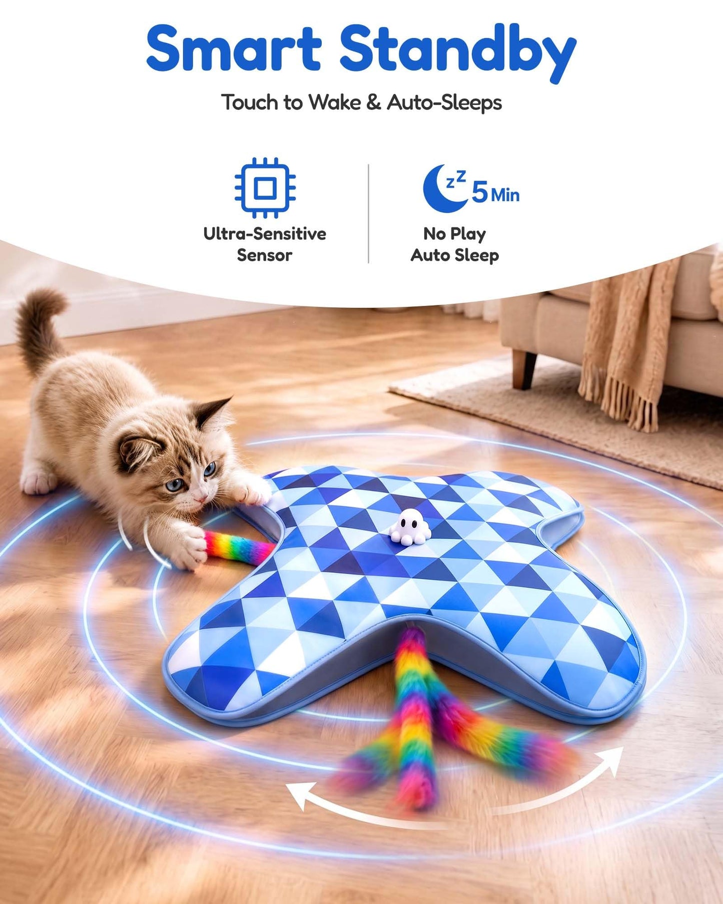 Interactive Smart Pet Toys for Dogs & Cats