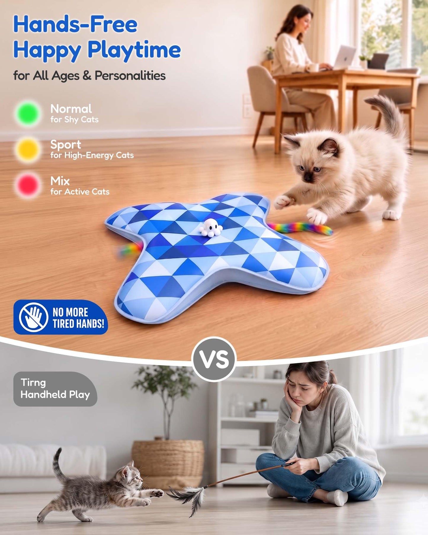 Interactive Smart Pet Toys for Dogs & Cats