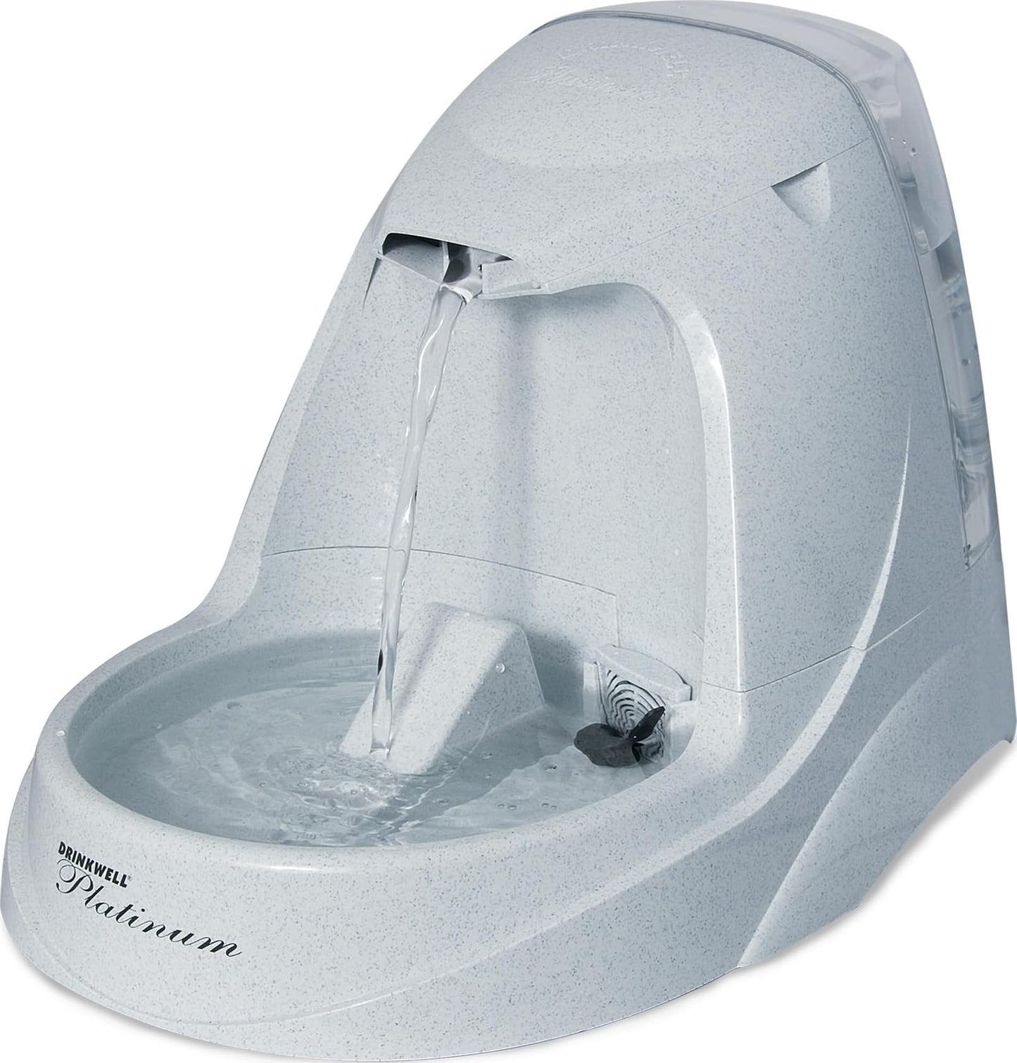 PetSafe Drinkwell Platinum Cat Water Fountain, 168 oz/5L, Grey