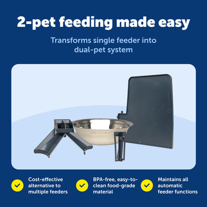 PetSafe Smart Feed Automatic Dog & Cat Feeder - Programmable Feeding - Adjustable Portion Control - WiFi Pet Feeder - Large Capacity - Stainless Steel Bowl - App Controlled