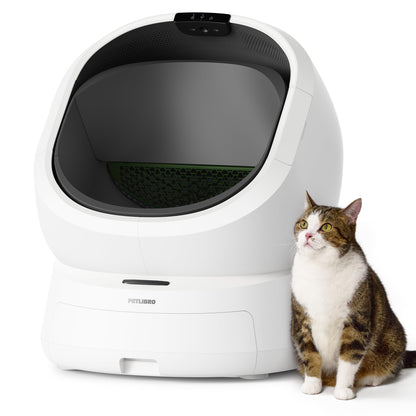AI Smart Self-Cleaning Cat Litter Box with Odor Control