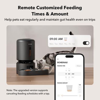 PETLIBRO 5L Automatic Cat Feeder with Dual Stainless Steel Bowls