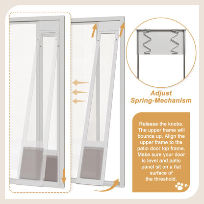 WIN STELLAR Sliding Glass Door for Pet