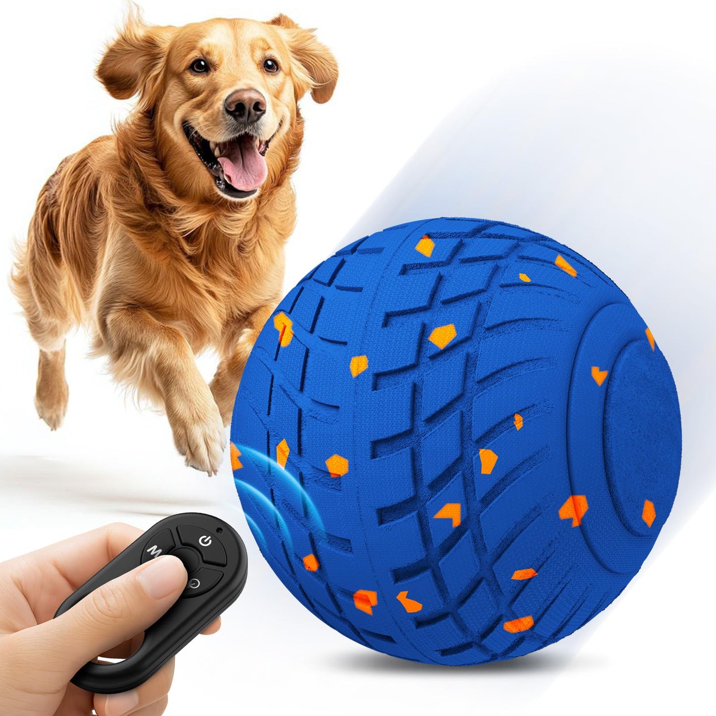 Smart Interactive Moving & Bouncing Dog Ball Toy