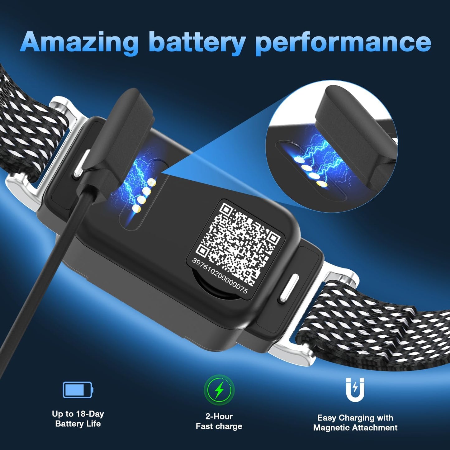 AOZOOM Electric Dog Fence,GPS Wireless Virtual Fence Dog Collar