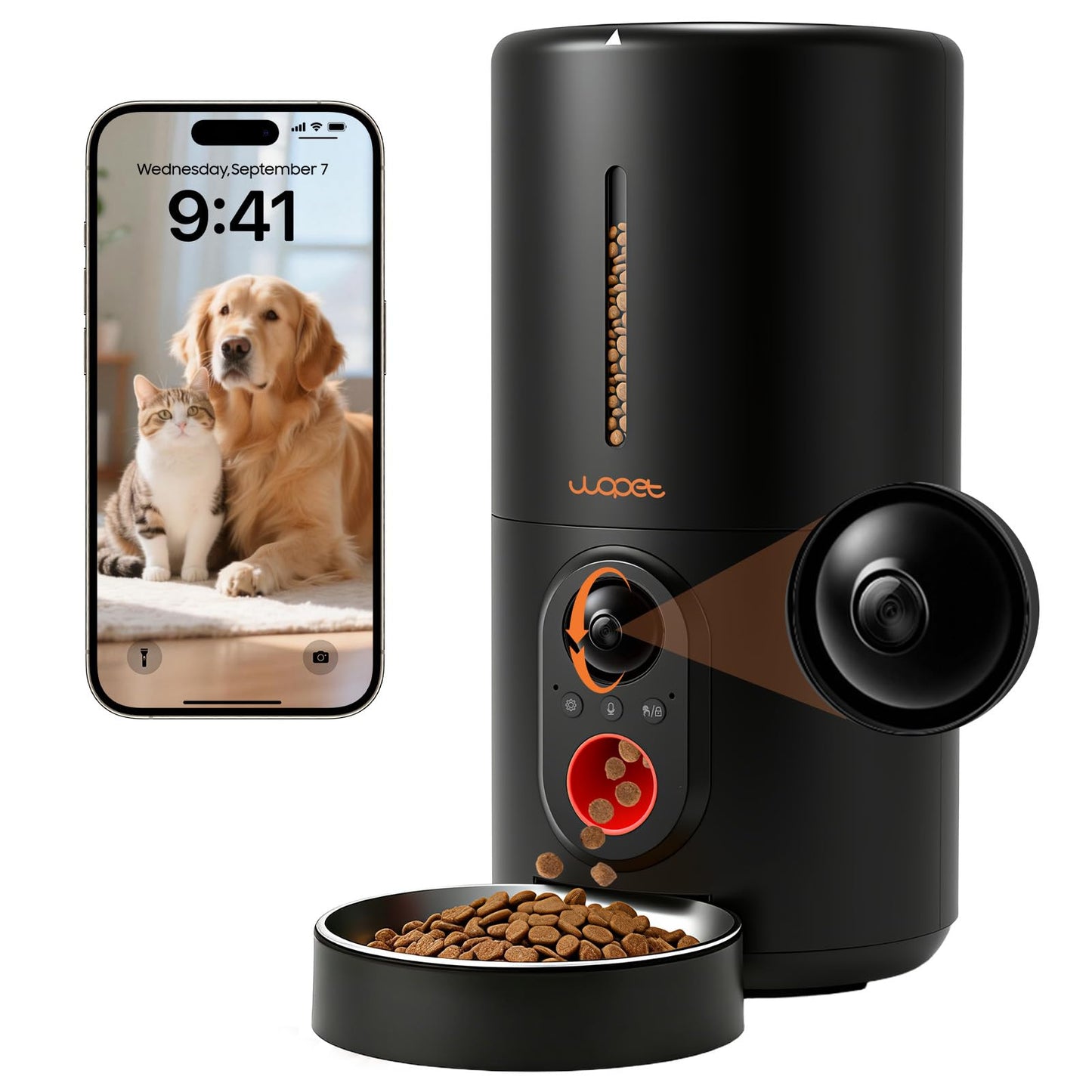 WOPET Automatic Cat and Dog Feeder