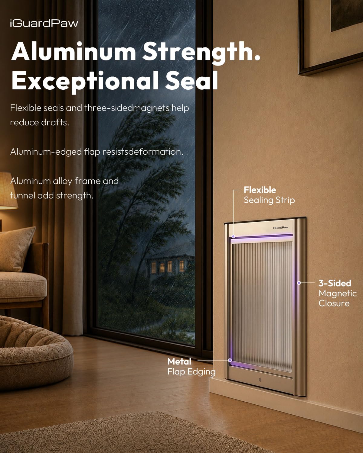 iGuardPaw Wall Mount pet Door