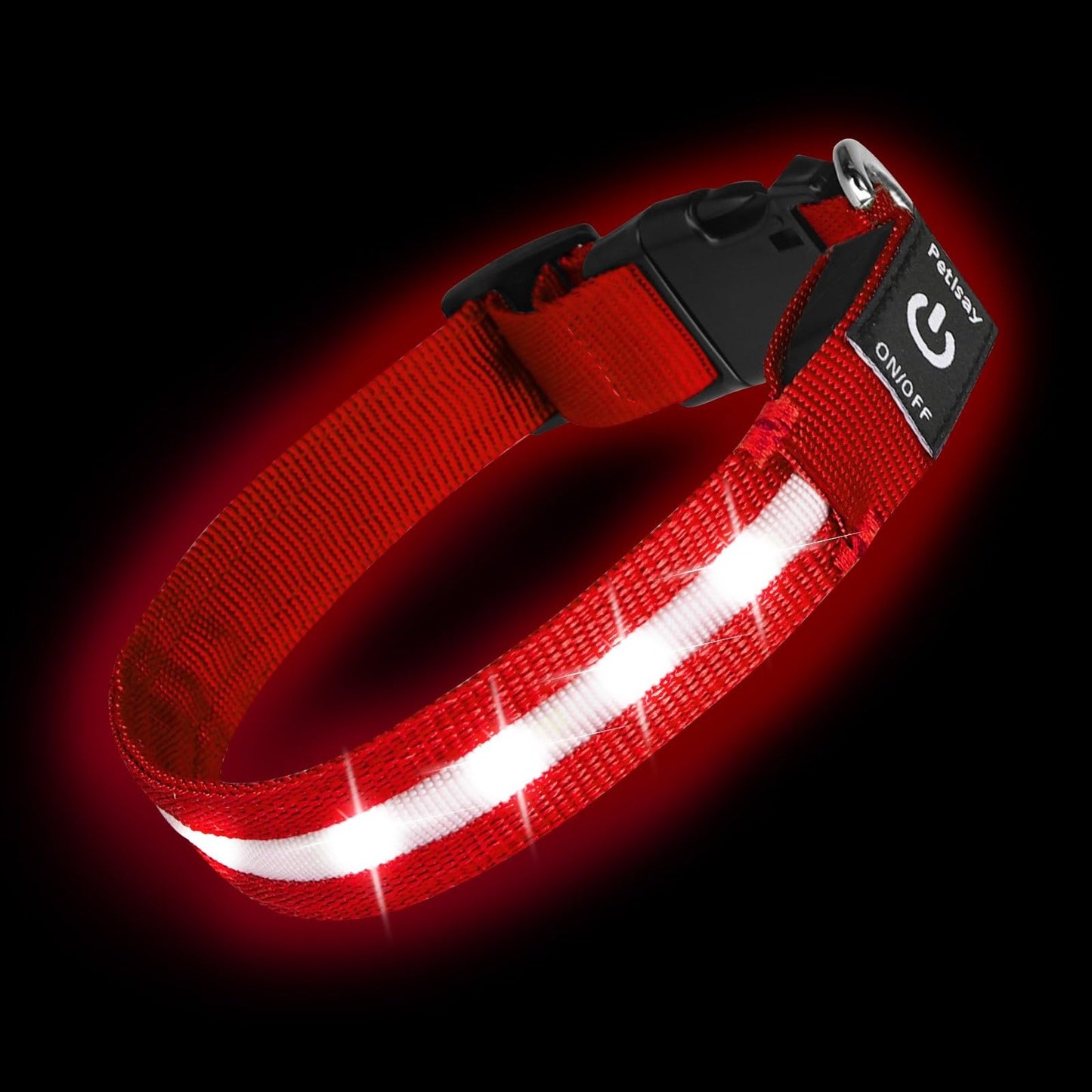 Waterproof USB-C Rechargeable LED Dog Safety Collar