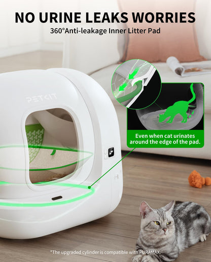 Automatic Odor-Control Self-Cleaning Cat Litter Box