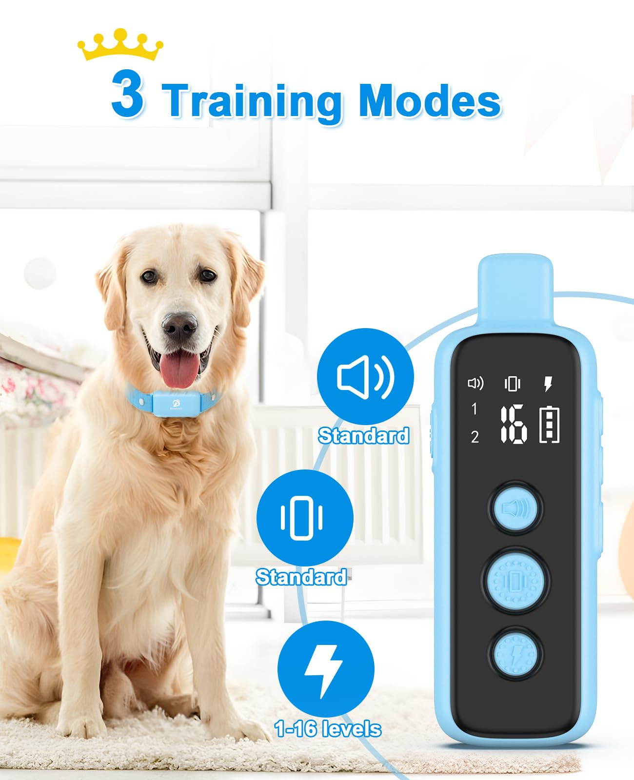 Waterproof Rechargeable Remote Dog Training Collar