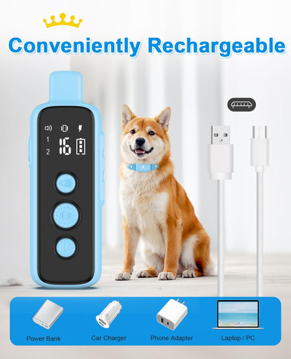 Waterproof Rechargeable Remote Dog Training Collar