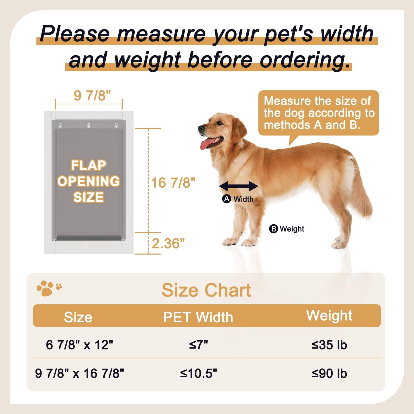 WIN STELLAR Sliding Glass Door for Pet