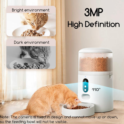 Faroro Automatic Cat Feeder with Camera