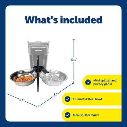 PetSafe Smart Feed Automatic Dog & Cat Feeder - Programmable Feeding - Adjustable Portion Control - WiFi Pet Feeder - Large Capacity - Stainless Steel Bowl - App Controlled