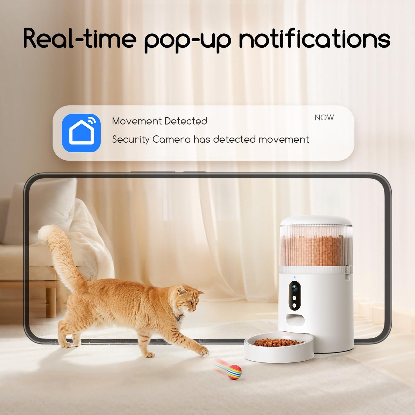 Faroro Automatic Cat Feeder with Camera