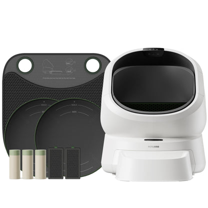 AI Smart Self-Cleaning Cat Litter Box with Odor Control