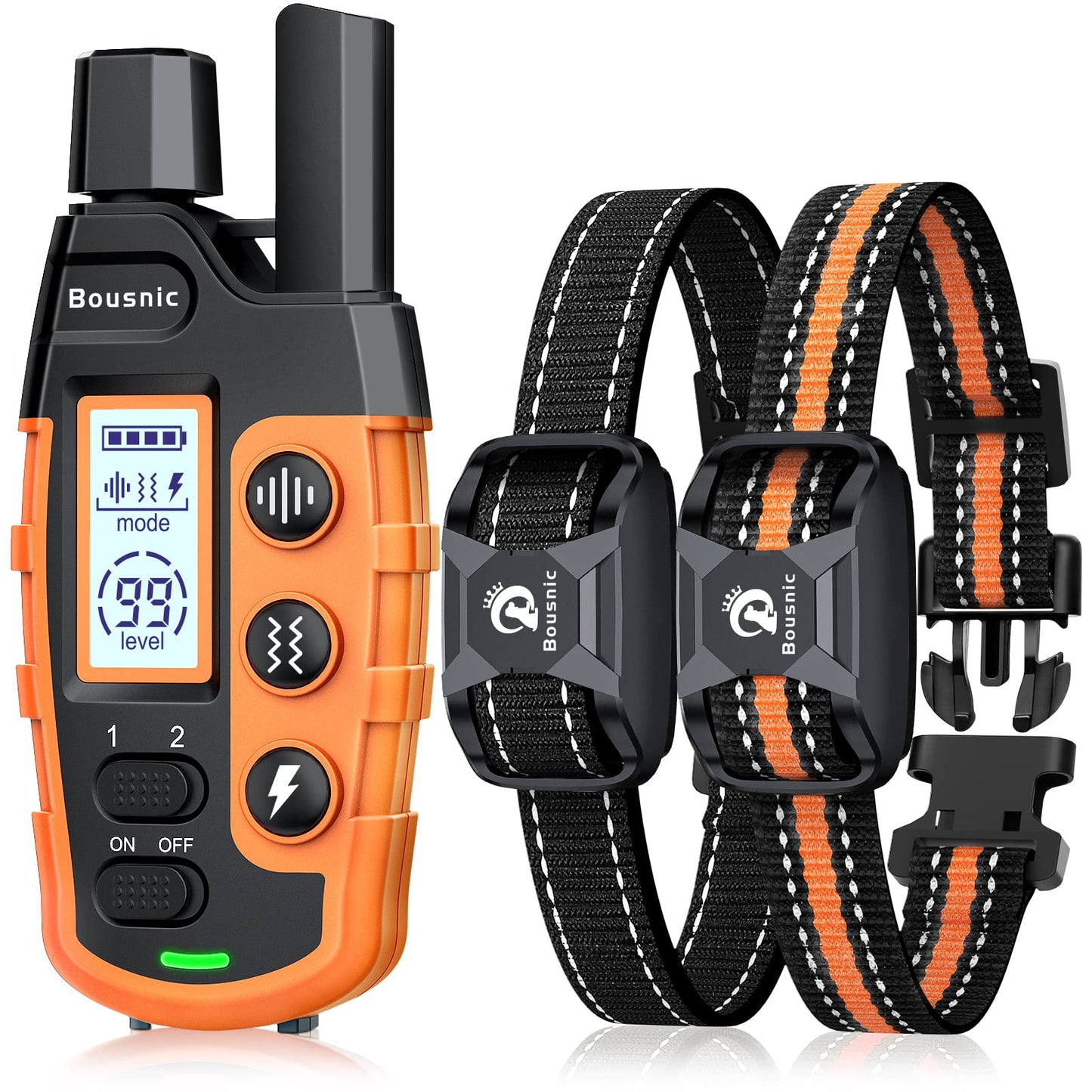 Waterproof Dual Dog Remote Training Collar 3300FT Range