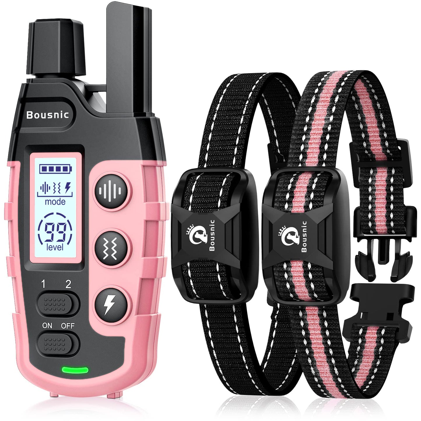 Waterproof Dual Dog Remote Training Collar 3300FT Range
