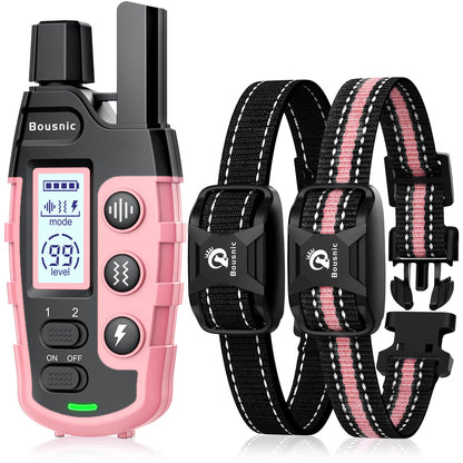 Waterproof Dual Dog Remote Training Collar 3300FT Range