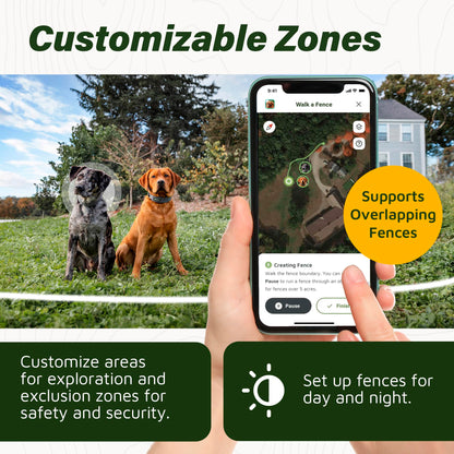 GPS Wireless Dog Fence Collar & Containment System