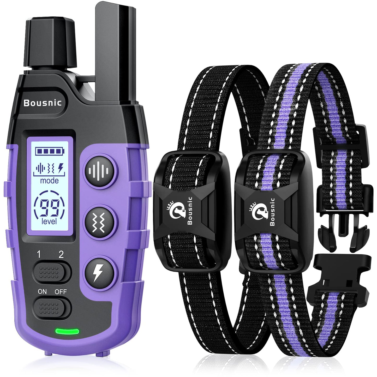 Waterproof Dual Dog Remote Training Collar 3300FT Range