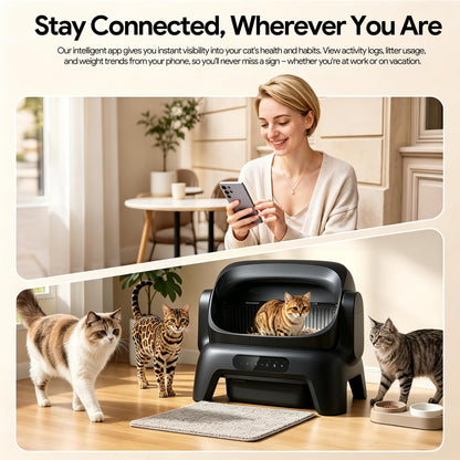 Automatic Cat Litter Box Self Cleaning