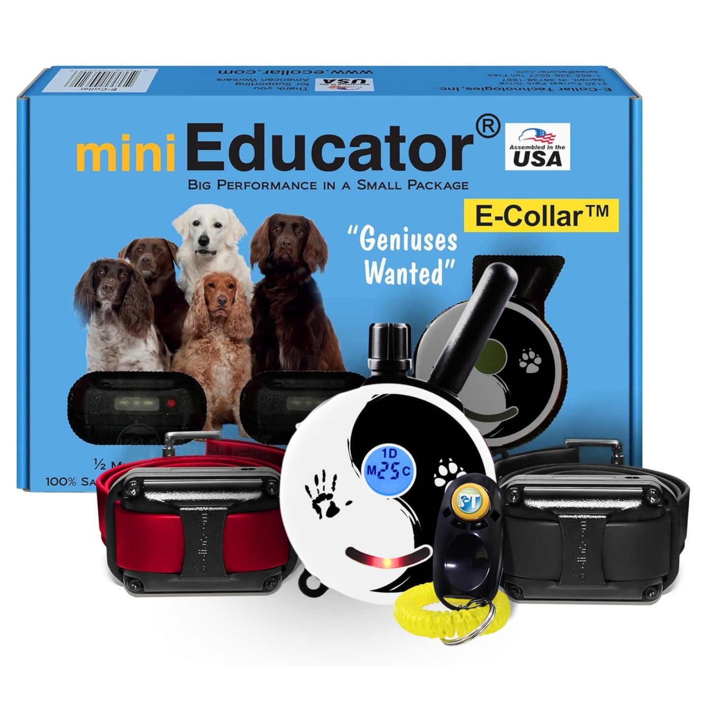 Mini Remote Dog Training Collar with Adjustable Levels