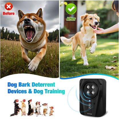 Rechargeable Ultrasonic Dog Bark Deterrent 3 Modes