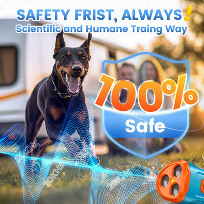 Portable Ultrasonic Dog Bark Deterrent with 50FT Range