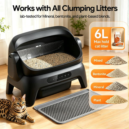 Automatic Cat Litter Box Self Cleaning